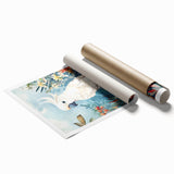 Elegant Cockatoo Nursery Wall Art - Kids Room Prints & Decor