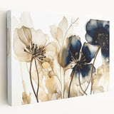 Elegant Floral Living Room Wall Art – Modern Botanical Canvas