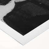 Abstract figurative rolled canvas art showcasing vibrant colors and dynamic shapes, ideal for modern home decor. Packaged securely in a protective tube.