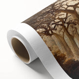 Abstract landscape wall art on rolled canvas, showcasing vibrant colors and fluid shapes, perfect for modern home decor accents. Packaged securely for delivery.