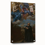 Baroque Art: Christ, God, and the Praying Saint – Classic Art Print