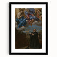 Baroque Art: Christ, God, and the Praying Saint – Classic Art Print