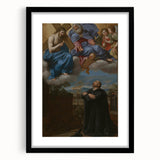 Baroque Art: Christ, God, and the Praying Saint – Classic Art Print