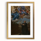 Baroque Art: Christ, God, and the Praying Saint – Classic Art Print
