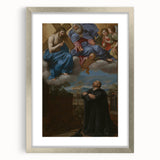 Baroque Art: Christ, God, and the Praying Saint – Classic Art Print