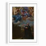 Baroque Art: Christ, God, and the Praying Saint – Classic Art Print