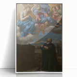 Baroque Art: Christ, God, and the Praying Saint – Classic Art Print