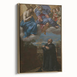 Baroque Art: Christ, God, and the Praying Saint – Classic Art Print