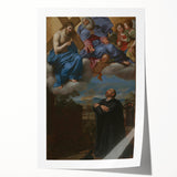 Baroque Art: Christ, God, and the Praying Saint – Classic Art Print