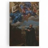 Baroque Art: Christ, God, and the Praying Saint – Classic Art Print