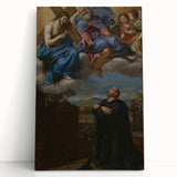 Baroque Art: Christ, God, and the Praying Saint – Classic Art Print