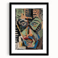 Man’s Face - Bold and Vibrant Expressionist Portrait by Weisz-Kubínčan