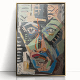 Man’s Face - Bold and Vibrant Expressionist Portrait by Weisz-Kubínčan