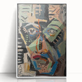 Man’s Face - Bold and Vibrant Expressionist Portrait by Weisz-Kubínčan