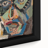 Man’s Face - Bold and Vibrant Expressionist Portrait by Weisz-Kubínčan