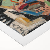 Man’s Face - Bold and Vibrant Expressionist Portrait by Weisz-Kubínčan