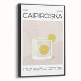 Black and white landscape art painting on framed canvas, featuring a vintage poster design, ideal for bedroom decor.