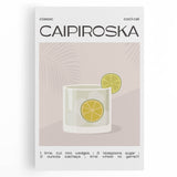 Large black and white stretched canvas featuring assorted kitchen utensils, ideal for kitchen wall art.