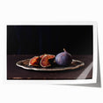 Rolled canvas print featuring an array of assorted fruits in vibrant colors, ideal for art wall dining room decor.