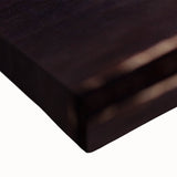 Large art of a black and white landscape painting, featuring silhouetted trees on stretched canvas.