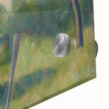 Landscape with Stake by Seurat: Peaceful Impressionist Wall Art Print