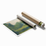 Landscape with Stake by Seurat: Peaceful Impressionist Wall Art Print