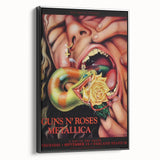 Guns N' Roses & Metallica Retro Wall Art – Vintage Concert Print