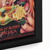 Guns N' Roses & Metallica Retro Wall Art – Vintage Concert Print
