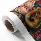 Guns N' Roses & Metallica Retro Wall Art – Vintage Concert Print