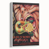 Guns N' Roses & Metallica Retro Wall Art – Vintage Concert Print