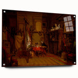 Realism Art Prints - An Artist's Studio by John Ferguson Weir Canvas Art