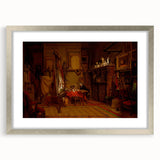 Realism Art Prints - An Artist's Studio by John Ferguson Weir Canvas Art