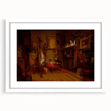 Realism Art Prints - An Artist's Studio by John Ferguson Weir Canvas Art
