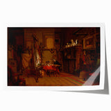 Realism Art Prints - An Artist's Studio by John Ferguson Weir Canvas Art