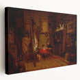 Realism Art Prints - An Artist's Studio by John Ferguson Weir Canvas Art