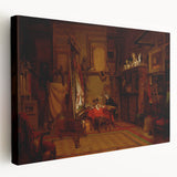Realism Art Prints - An Artist's Studio by John Ferguson Weir Canvas Art