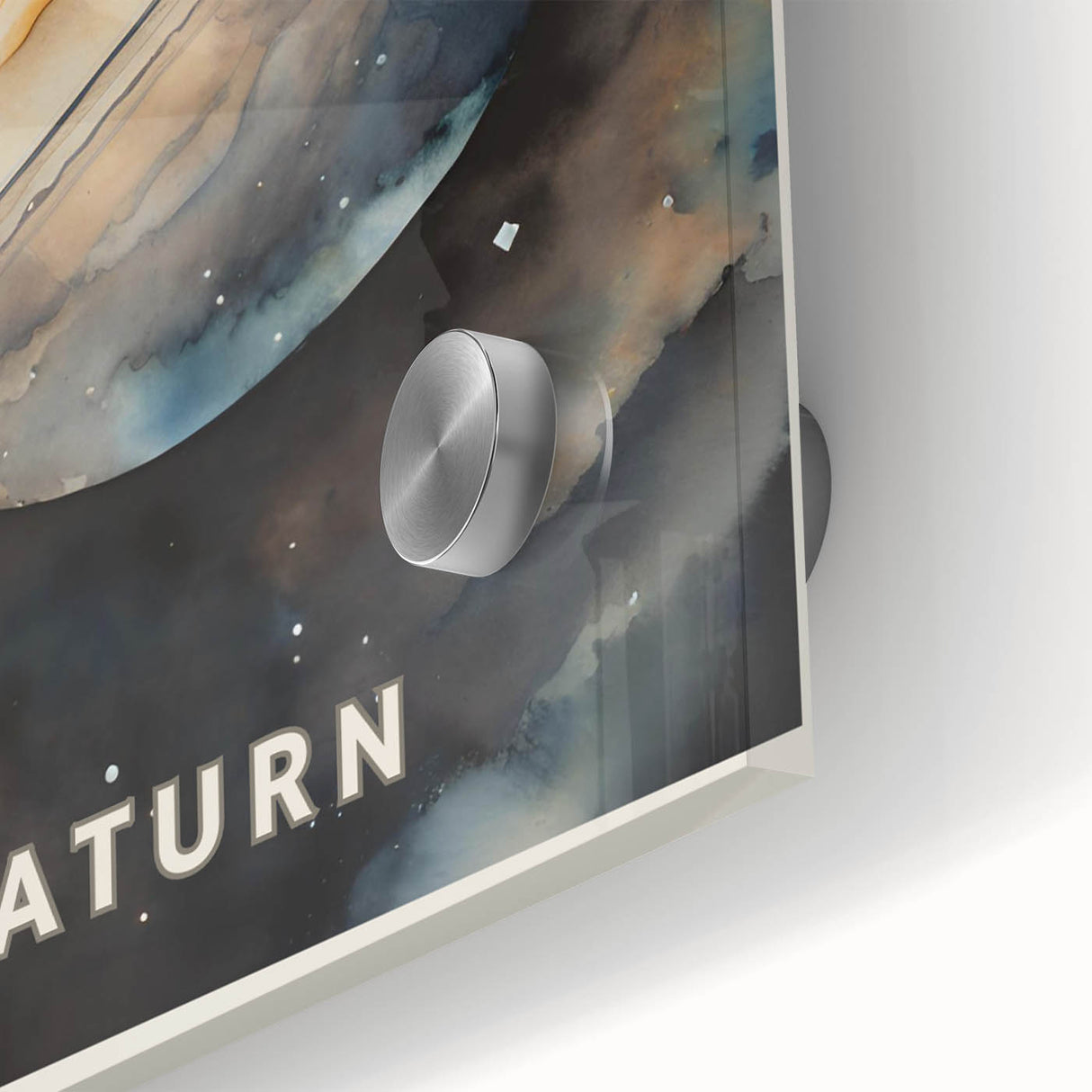 STEM Learning Wall Art - Saturn Planet Educational Space Poster