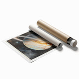 STEM Learning Wall Art - Saturn Planet Educational Space Poster