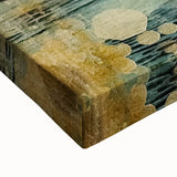 Serene Lotus Pond Living Room Wall Art – Vintage Canvas Print