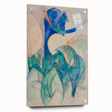 Franz Marc's Mandrill - Abstract Expressionist Animal Art Print