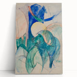 Franz Marc's Mandrill - Abstract Expressionist Animal Art Print