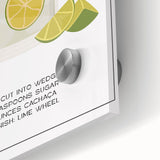 Large abstract wall art on acrylic glass featuring mid-century modernist shapes in warm earth tones.