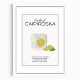 Abstract art print featuring swirling colors in blue and gold on a white framed canvas, suitable for dining room decor.