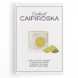 Large black and white stretched canvas featuring assorted kitchen utensils, ideal for kitchen wall art.