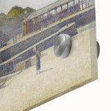 Port-en-Bessin by Seurat: Coastal Pointillist Impressionist Wall Art Print