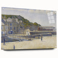 Port-en-Bessin by Seurat: Coastal Pointillist Impressionist Wall Art Print