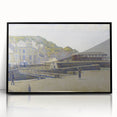 Port-en-Bessin by Seurat: Coastal Pointillist Impressionist Wall Art Print