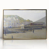 Port-en-Bessin by Seurat: Coastal Pointillist Impressionist Wall Art Print