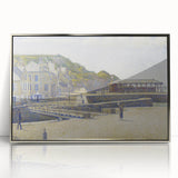 Port-en-Bessin by Seurat: Coastal Pointillist Impressionist Wall Art Print