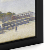 Port-en-Bessin by Seurat: Coastal Pointillist Impressionist Wall Art Print